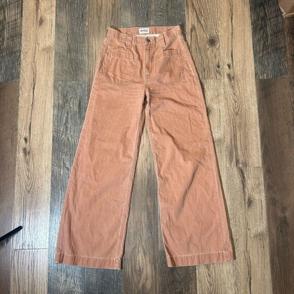 Etica Devon Wide Leg Jeans Women's Size 26 in Canyon Clay Excellent Condition! - Picture 1 of 4